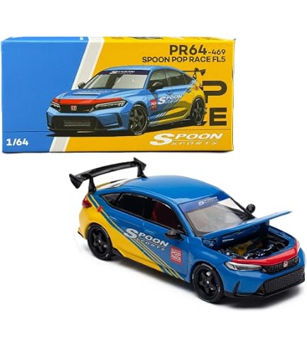 Diecast Collectibles Model Car Compatible with Pop Race 1:64 Honda