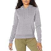 Southpole Women's Basic Fleece Sweatshirts (Full-Zip & Pullover Hoodie) Heather Grey