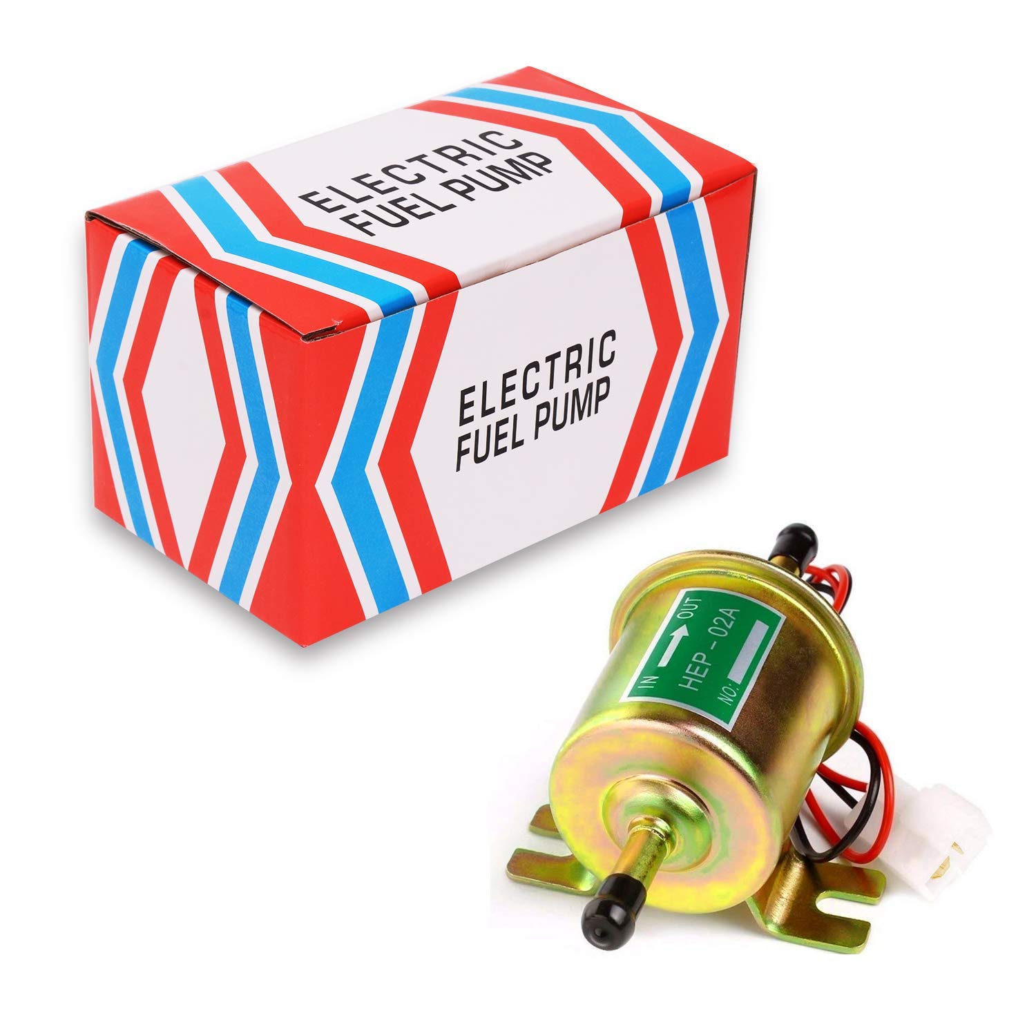 Electric Inline Fuel Pump 12V Universal Transfer Low Pressure Gas