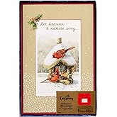 DaySpring - Marjolein Bastin - Let Heaven & Nature Sing - 18 Cardinal Christmas Boxed Cards and Envelopes (U1009)