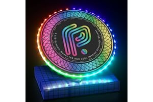 BULAPEACH Frisbees Flying Disc Ultra Light Up 48 LED Outdoor Games Kids Toys Gifts for Teen Birthday Gift Ideas Beach Things Cool Stuff for Ages 6 7 8 9 10 11 12+ Year Old Boys Girls Camping Party