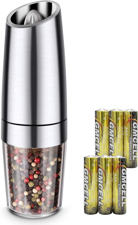 Blzk Elektrische Salz- Und Pfeffermühlen Set - Edelstahl Mit LED-Beleuchtung