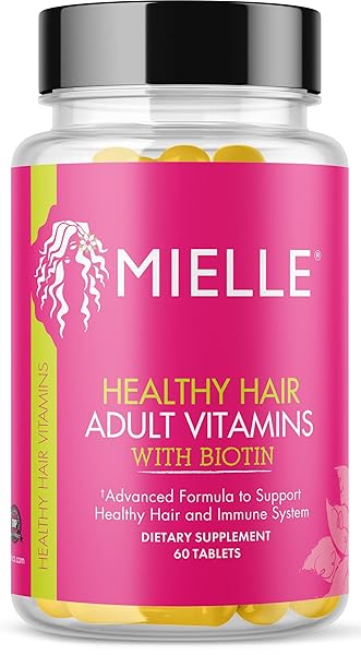 MIELE ORGANICS ADULT HEALTHY HAIR FORMULA VITAMINS WITH...