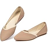 Frank Mully Womens Flat Shoes Classic Pointed Toe Flats Knitted Dress Shoes Soft Flats for Woman Comfortable Dressy