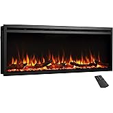 LegendFlame 50" W Austin in Wall Recessed &amp; Wall Mounted Electric Fireplace (EF287A)