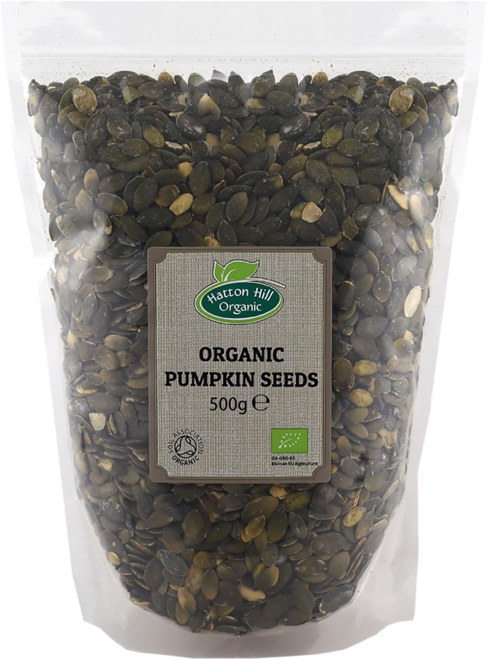 Organic Pumpkin Seeds 500g by Hatton Hill Organic Certified Organic