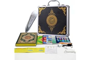 UUSOWARM Quran Pen Reader Upgraded 16G, Digital Talking Reader Pen with Quran Book Read Pen with Arabic English Translation and Reciters Multilingual Pray Islamic Muslims Ramadan Gift for Kids Adults