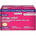 A+Health Extra Strength Allergy Relief Dye-Free Medicine, Diphenhydramine 50mg Softgels, Maximum Strength, 100 Count