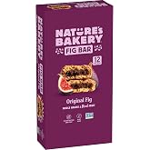 Nature&rsquo;s Bakery Original Fig Bars, Real Fruit, Nut Free, 12 Pack | Non-GMO, Snack bar, 1 box with 12 twin packs (12 twin packs)