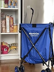 EasyGo Rolling Cart Folding Grocery Shopping Cart