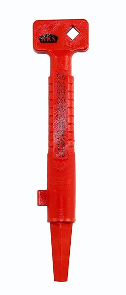 BKS Neubautenschlüssel KU mit Masszahlen