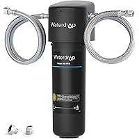 Waterdrop 10UA Under Sink Water Filter System, NSF/ANSI 42 Certified, Direct Connect to Kitchen Faucet, 8K Gallons High…