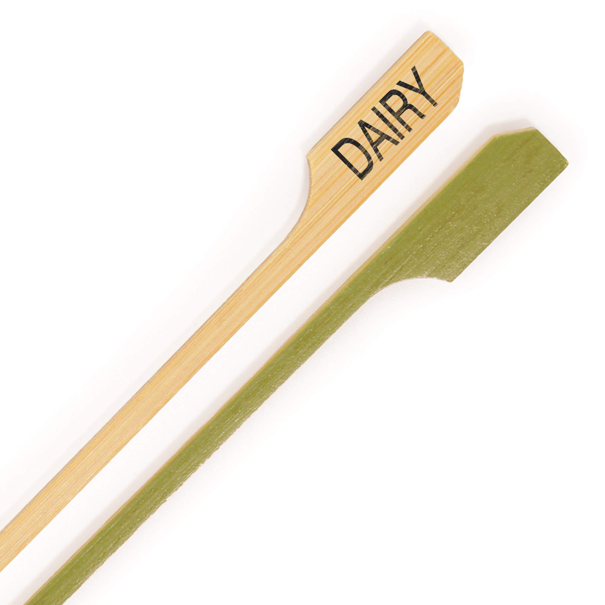 BambooMN - Dairy Marker Bamboo Paddle Pick - 3.5" (9cm) - 300 Pieces