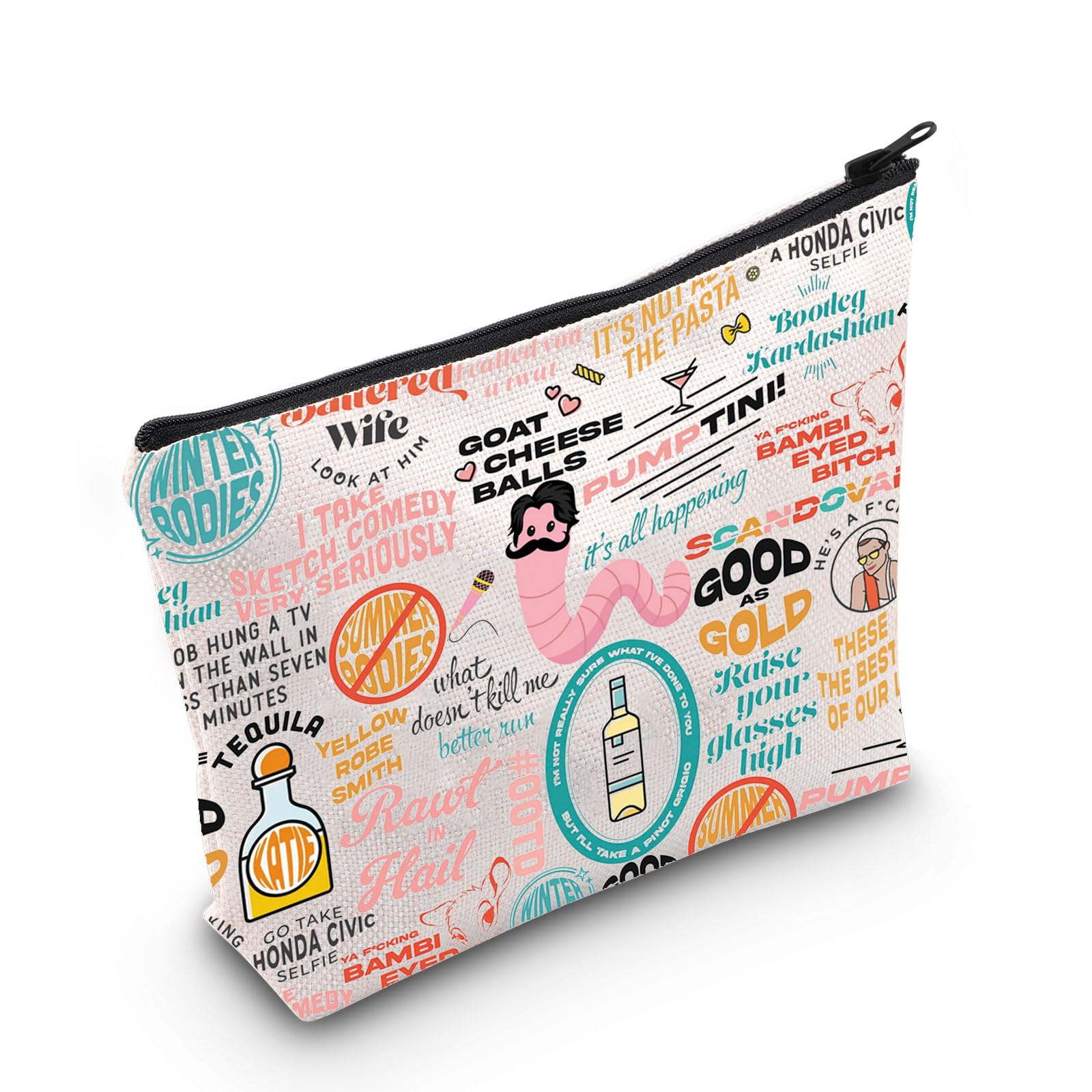 WZMPA Vanderpump Housewife Cosmetic Bag Vanderpump Fans Gift Vanderpump TV Show Zipper Pouch Bag Vanderpump Merchandise, Good as Gold