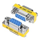ENUODA 2 Pack 9 Pin DB9 Connector, Female to Female