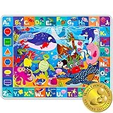 QUOKKA Baby Large Play Mat for Floor Plush - ABC
