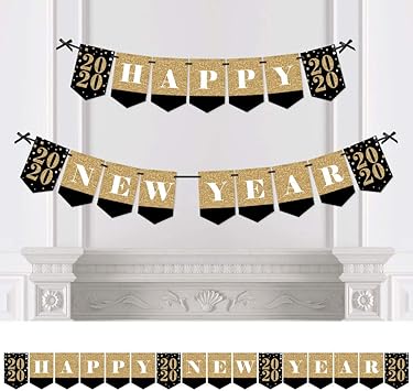 Amazon Com Big Dot Of Happiness Custom New Year S Eve Gold
