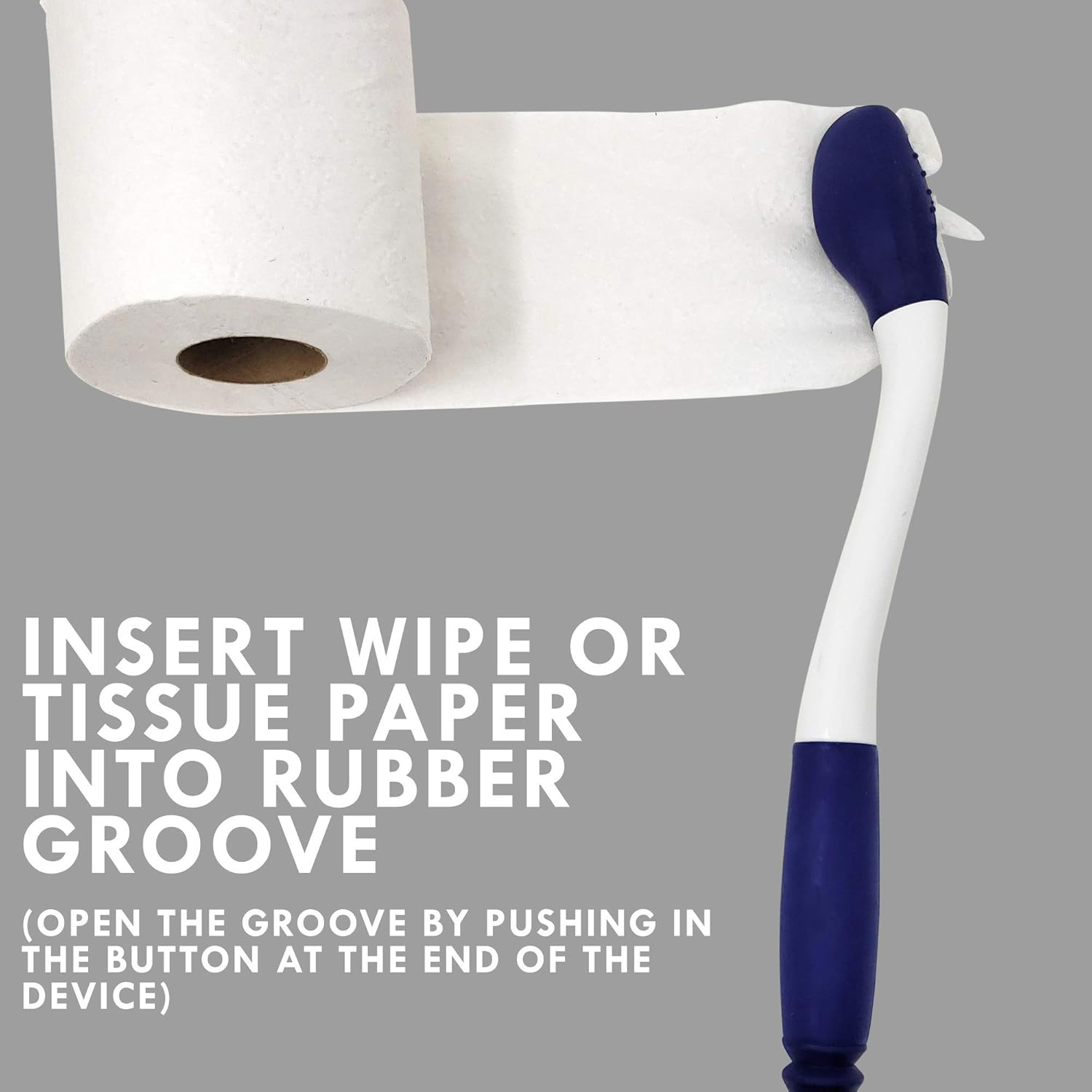 Mars Wellness Self Wipe Assist Bottom Wiping Toilet Aid Wiping Wand - Long Reach Comfort Wipe Extender - Daily Living Aid for The Disabled: Health & Personal Care