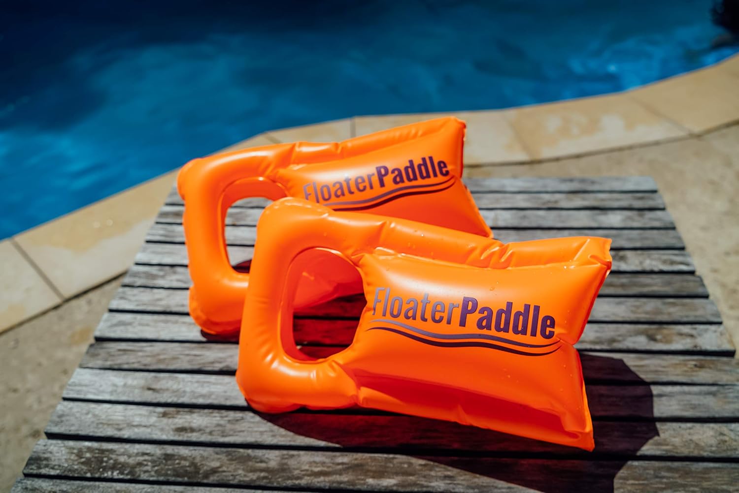 FloaterPaddle Swimming Paddles Kickboard Floating Aid ThreeinOne Swim Hand Paddles