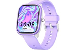 Fikami SmartWatch for Kids Girls Boys No APP/Phone Needed, 1.83" IP68 Waterproof Sport Kids Watch Pedometer, Heart Rate, Slee