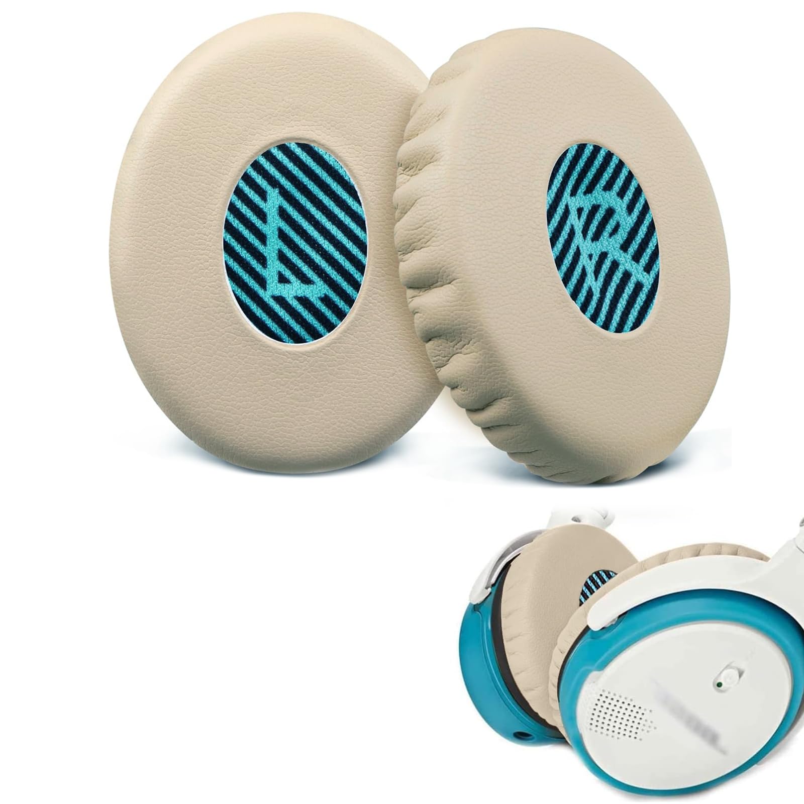 Bose Headphones Replacement Professional Earpads for Bose On-Ear 2 (OE2 & OE2i), Ear Pads Cushions (Brown)