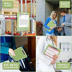 Sooez Clipboards with Storage, High Capacity Clip