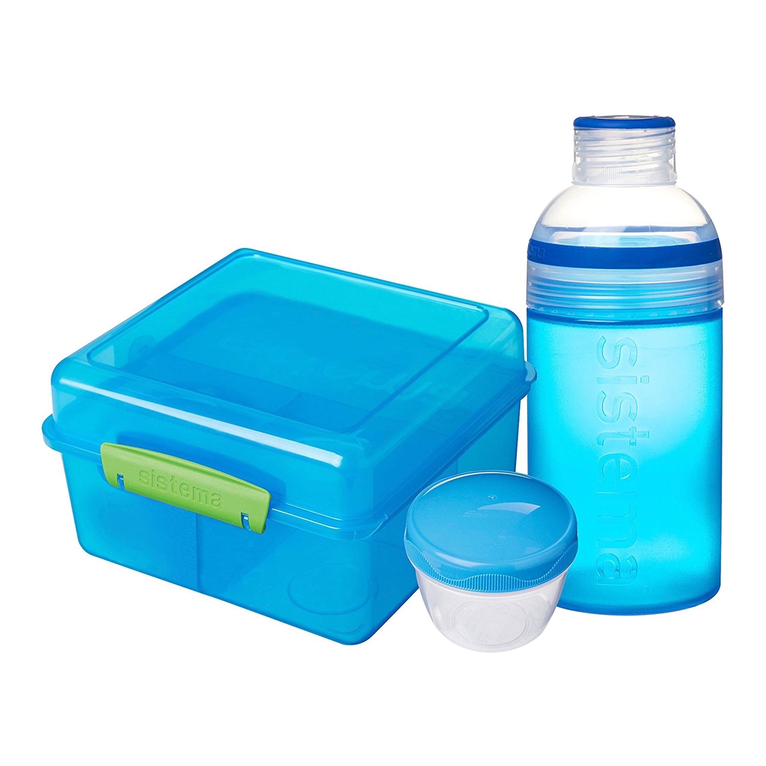 Sistema Lunch Collection Lunch Box and Bottle Pack, Color Received May
