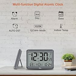 WallarGe Atomic Clock Battery Operated - Large