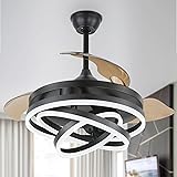 Dawn Whisper Retractable Ceiling Fan with