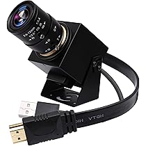 Amazon.com: ELP 4K HDMI USB Camera - 2.8-12mm 4X Zoom Webcam With