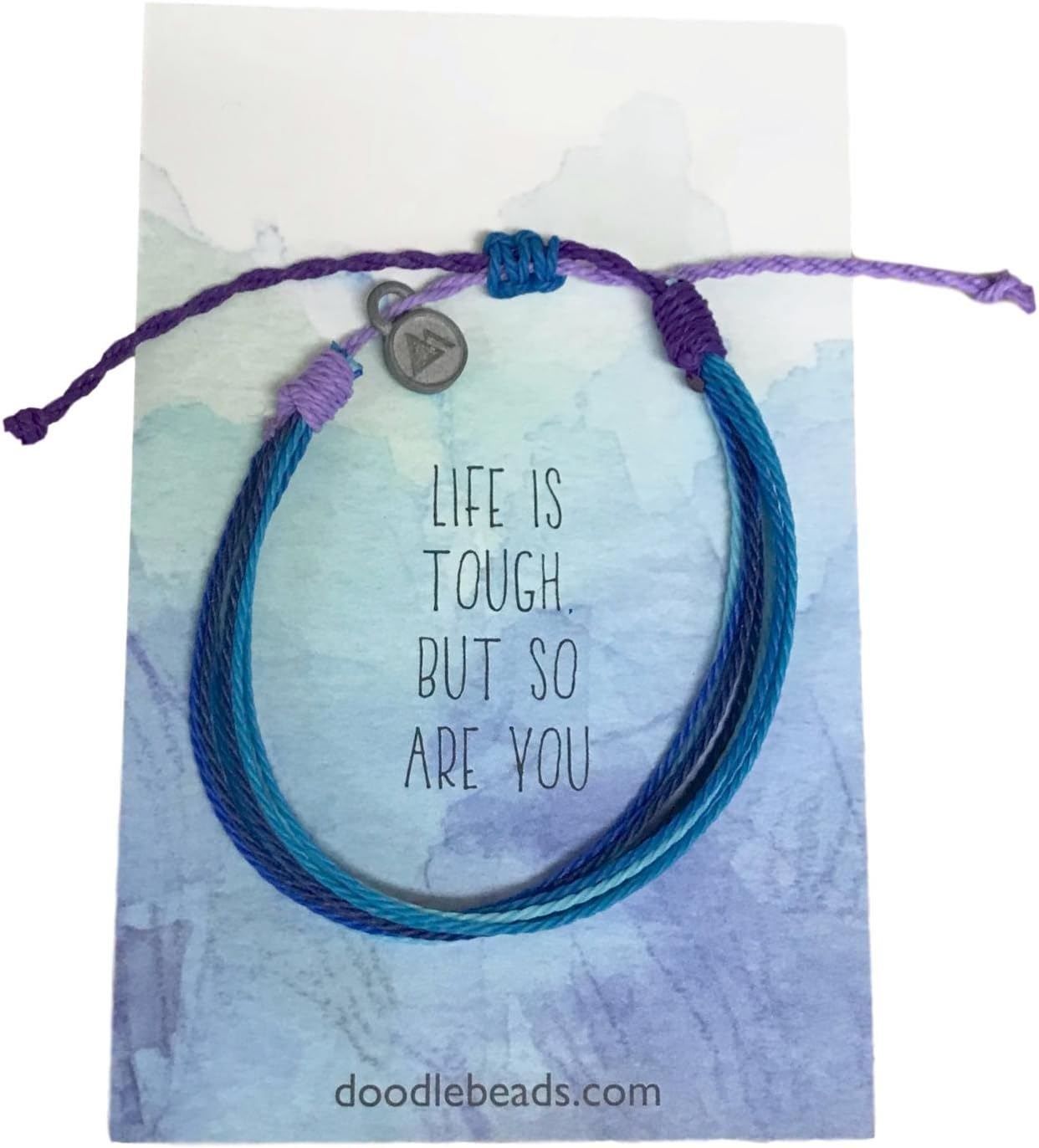 Life is Tough, but So Are You Friendship Threaded Bracelet Wax Coated and Waterproof