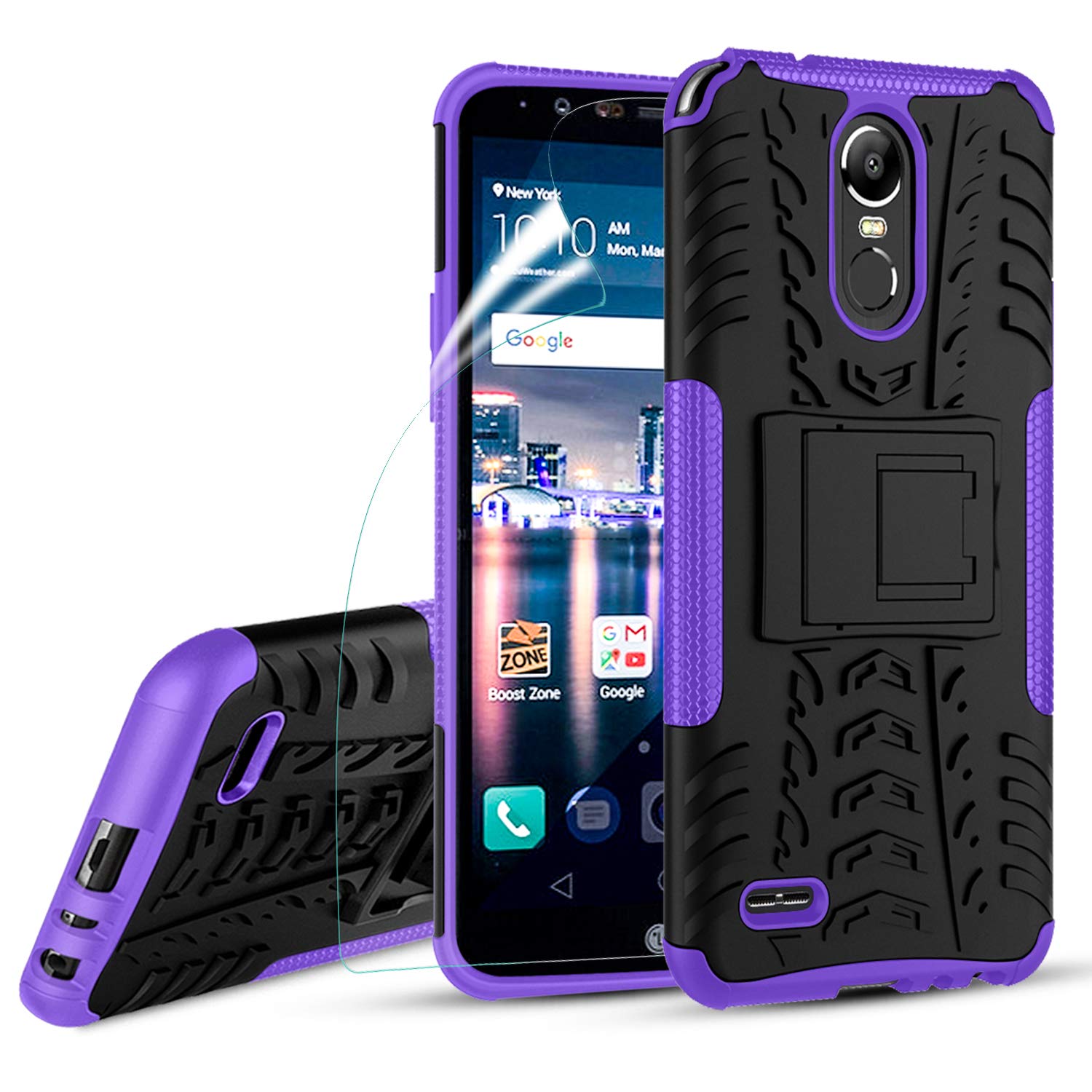 Best lg stylo 3 purple case with kickstand