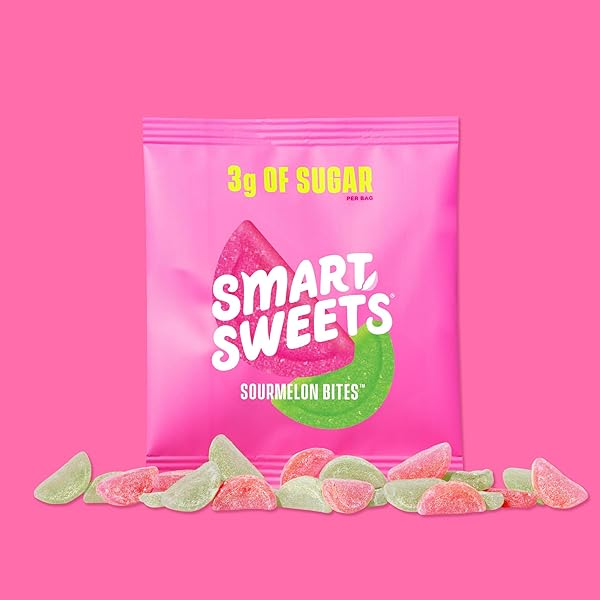 SMARTSWEETS CANDY GUMMY SOUR MELON 1.8 OZ