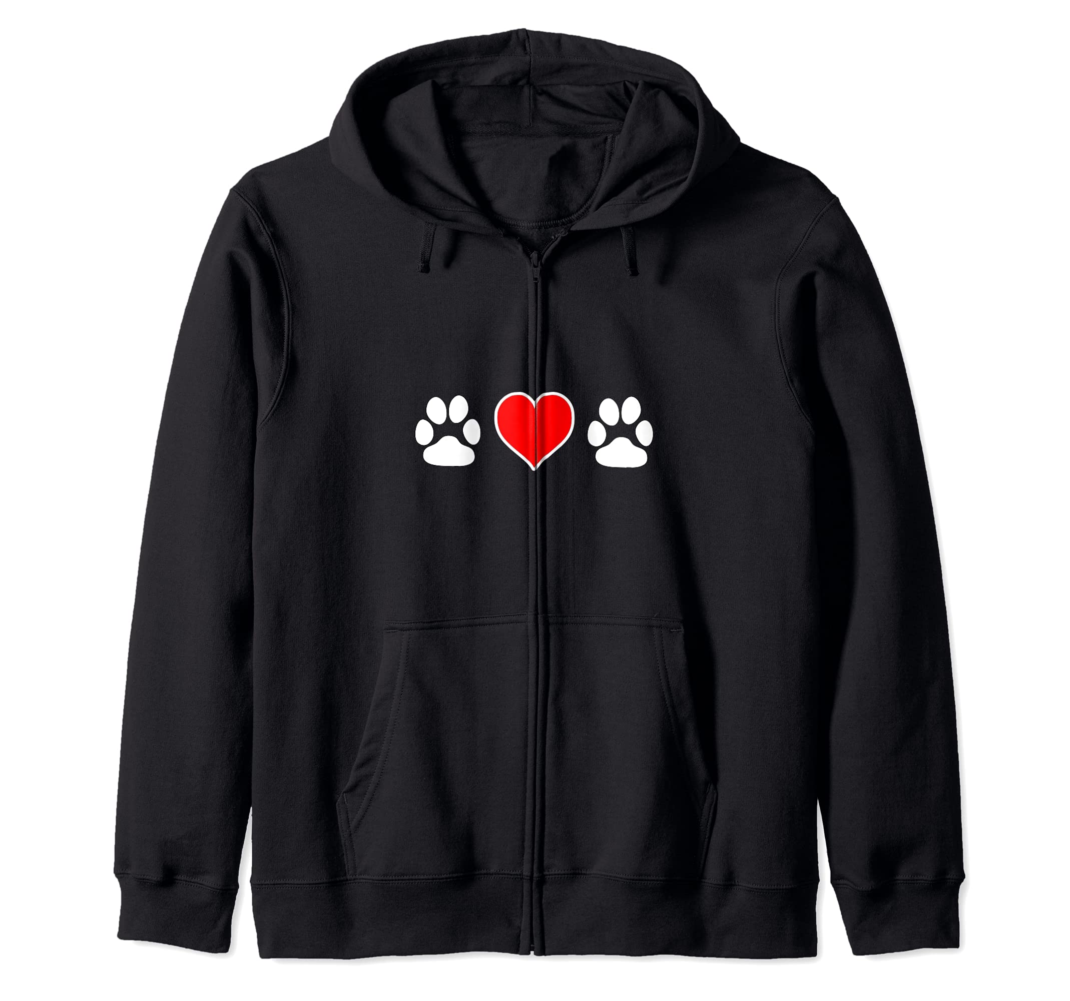 Love Dogs Cute Design Zip Hoodie