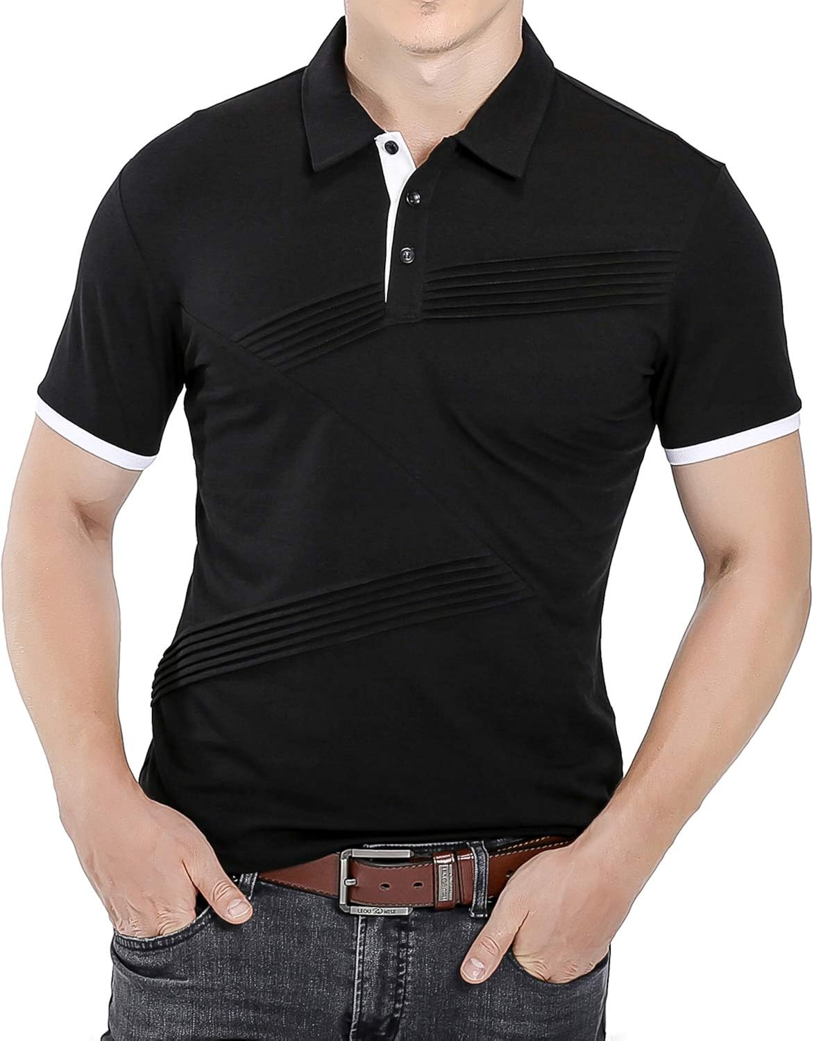 Mens lightweight cotton polo shirts Clearance