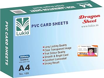 inkjet printable pvc sheets a4