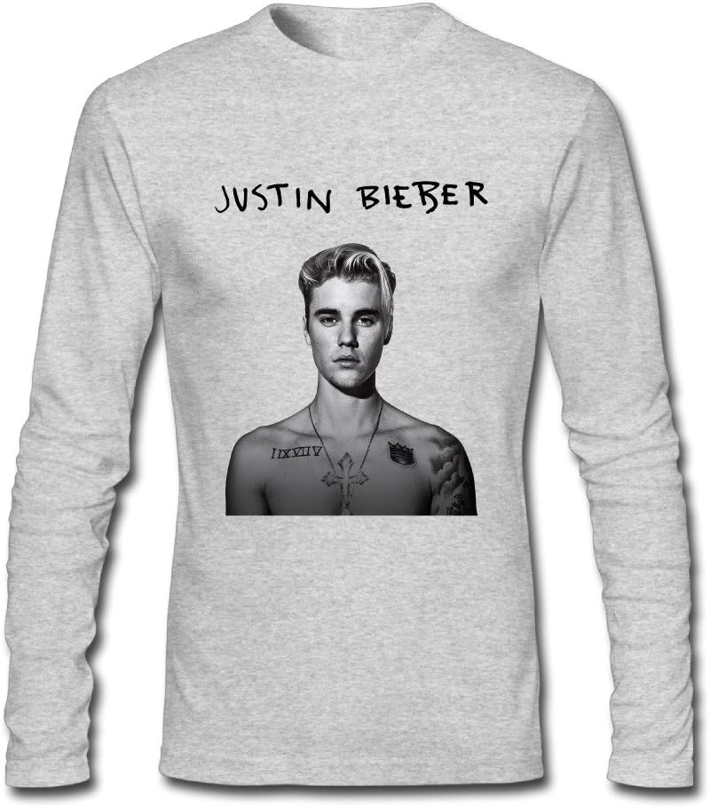 Justin Bieber Purpose Tour Men's Novelty T-Shirts Long Sleeves