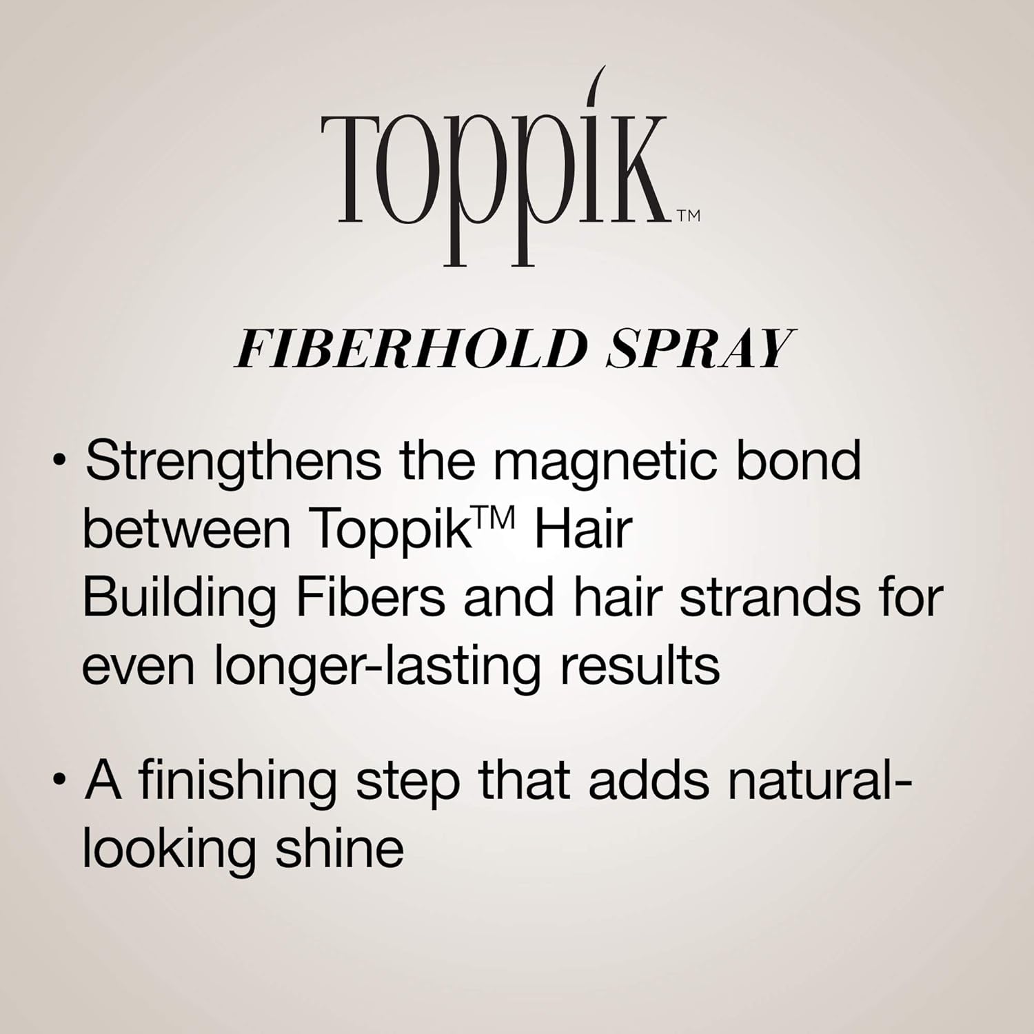 Toppik FiberHold Spray, 4OZ: Premium Beauty