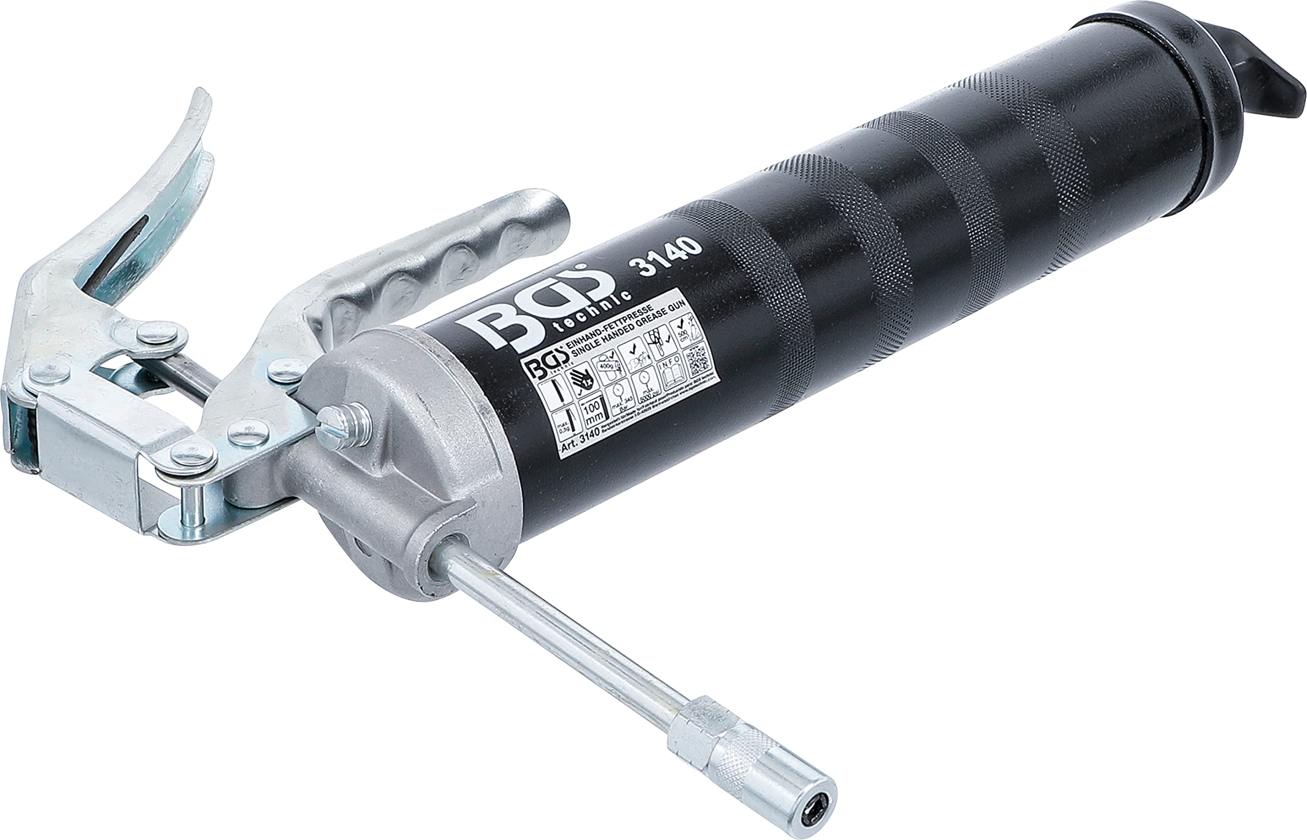 BGS 3140 | Single Handed Grease Gun | 500 cm³