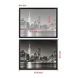 Annecy 8.5x11 Picture Frame Black（2 Pack）, 8.5