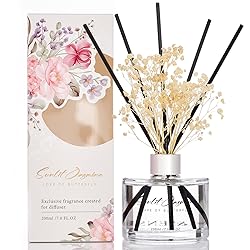 M&SENSE Reed Diffuser Set with 7 Sticks | 7.0oz
