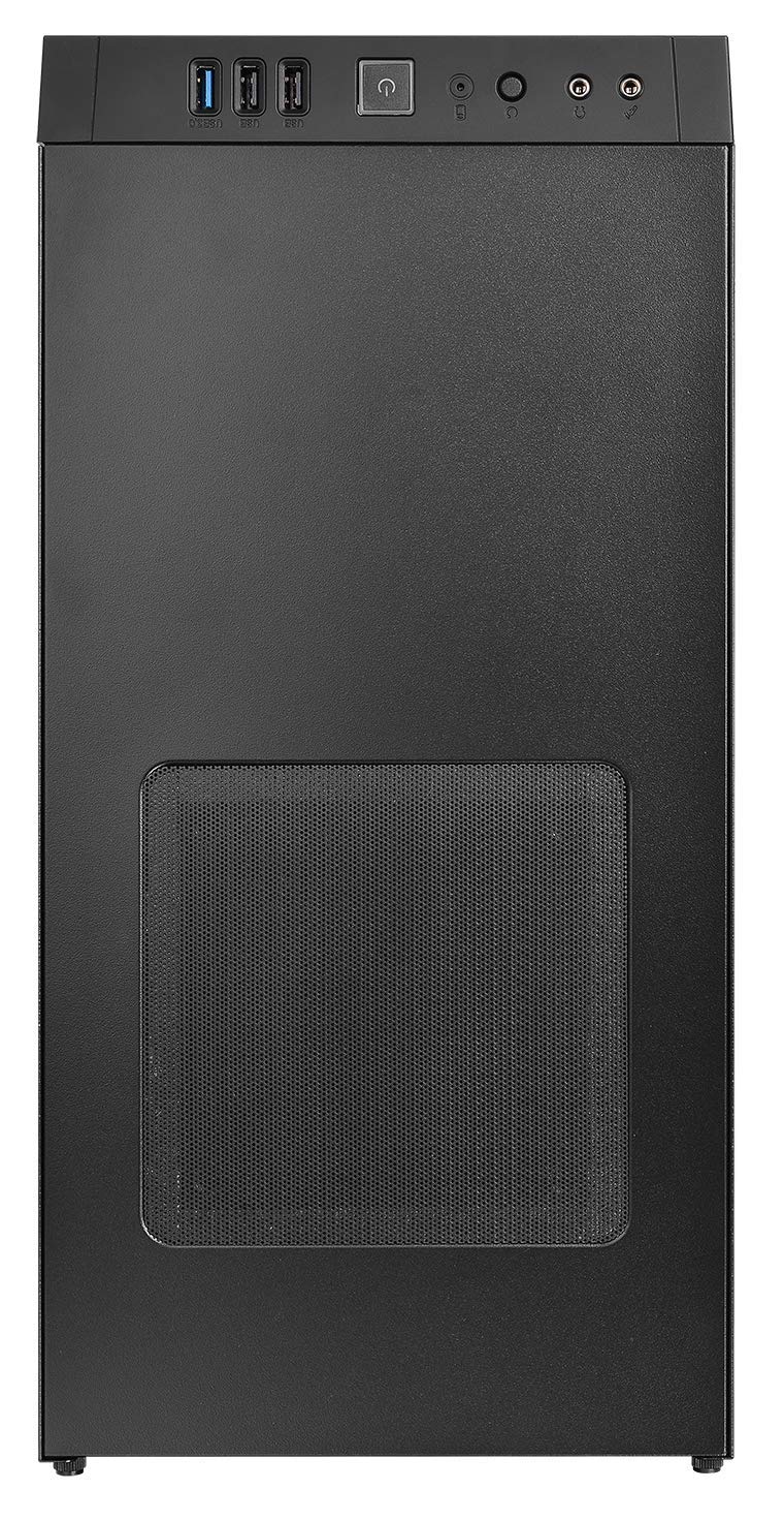 Thermaltake Versa H17 Black Micro ATX Mini Tower Gaming Computer Case 2.0 Edition with One 120mm Rear Fan Pre-Installed CA-1J1-00S1NN-A0