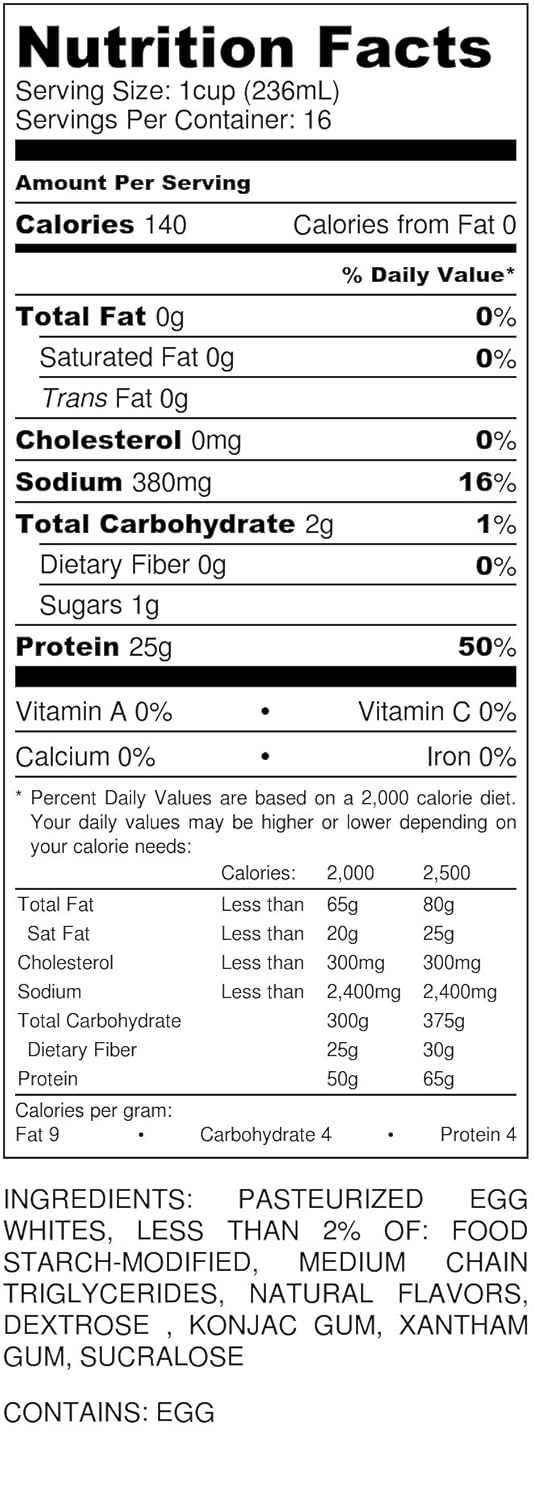 1 Medium Egg White Nutrition Facts Runners High Nutrition