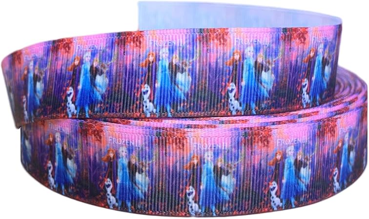 Regali Di Natale Frozen.Pimp My Shoes Nastro Per Regali Di Natale Torte Capelli Disegno Frozen Elsa Anna E Sven 2 M X 25 Mm Amazon It Casa E Cucina