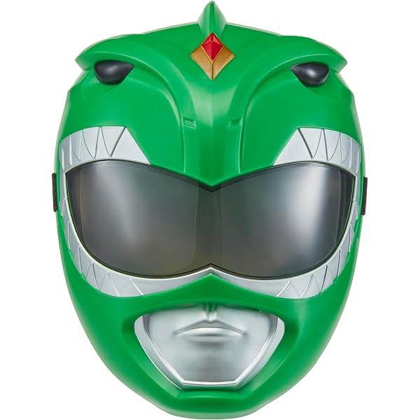 Power Rangers Gelber Ranger Maske Für Erwachsene – Offiziell Lizenziert, 1/2 Maske Mit Elastischem Band, Verstellbar