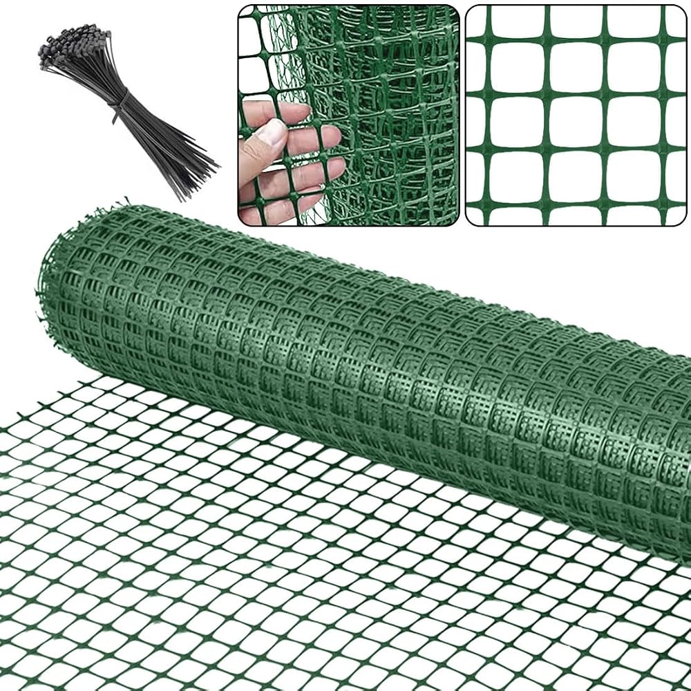 Shsyue Garden Fence Barrier 1x20m Snow Fence Plastic Netting Heavy Duty