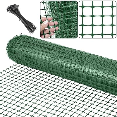 Shsyue Garden Fence Barrier 1x20m Snow Fence Plastic Netting Heavy Duty