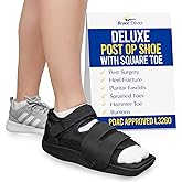 Brace Align Deluxe Post Op Shoe - Adjustable Medical Support for Broken Toes, Foot Injuries, Fractures, Bunions and Surgical Recovery L3260 - Size S (Men’s US 7.5-9 / Women’s US 8.5-10)