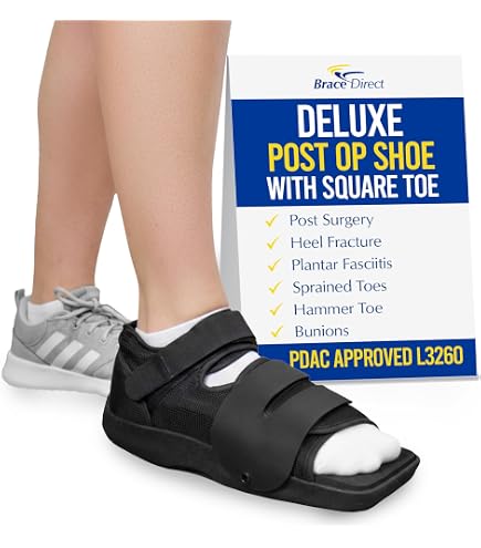 Amazon.com: Complete Medical Darco Med-Surg Shoe Black Square-Toe