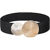 RLIBYROSE Women Wide Stretchy Waist Belts Elastic Vintage Cinch Belt Waistband for Dresses